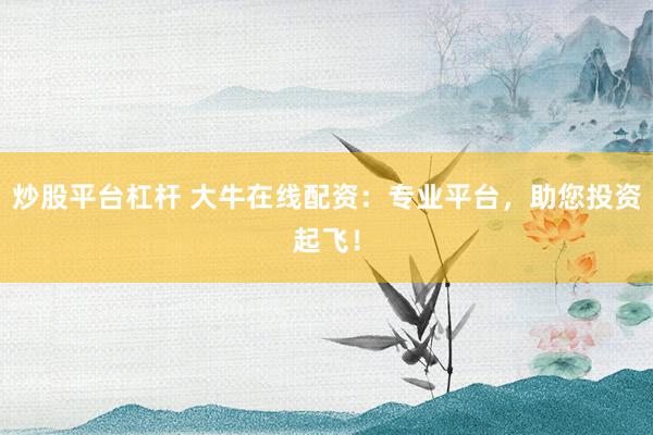 炒股平台杠杆 大牛在线配资：专业平台，助您投资起飞！