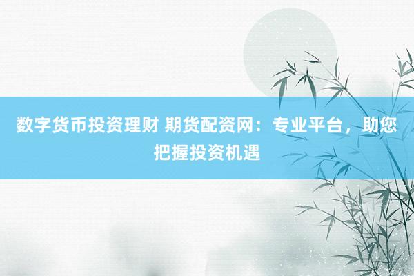 数字货币投资理财 期货配资网：专业平台，助您把握投资机遇
